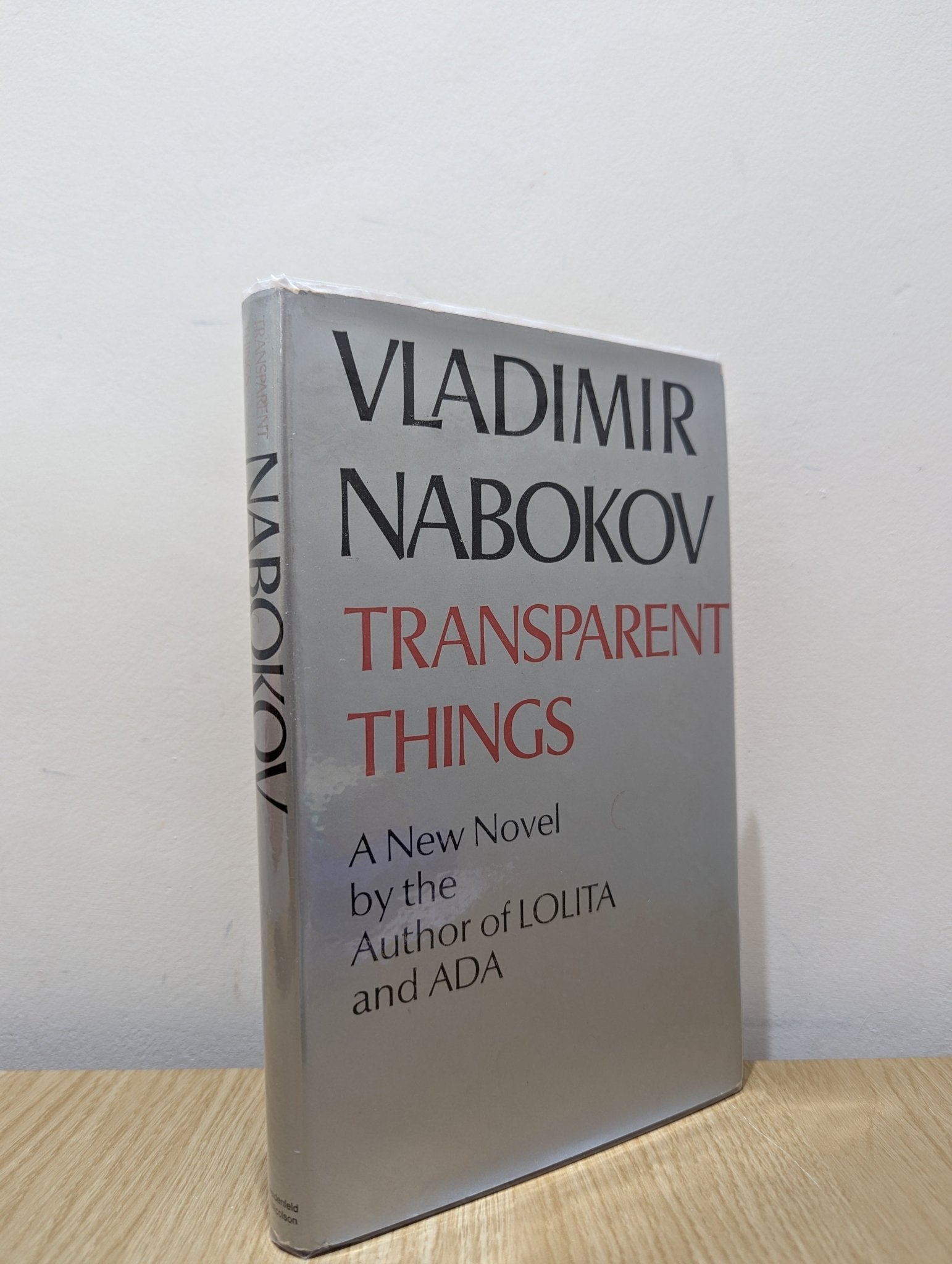 Transparent Things by Vladimir Nabokov (First Edition) - Fialta Books