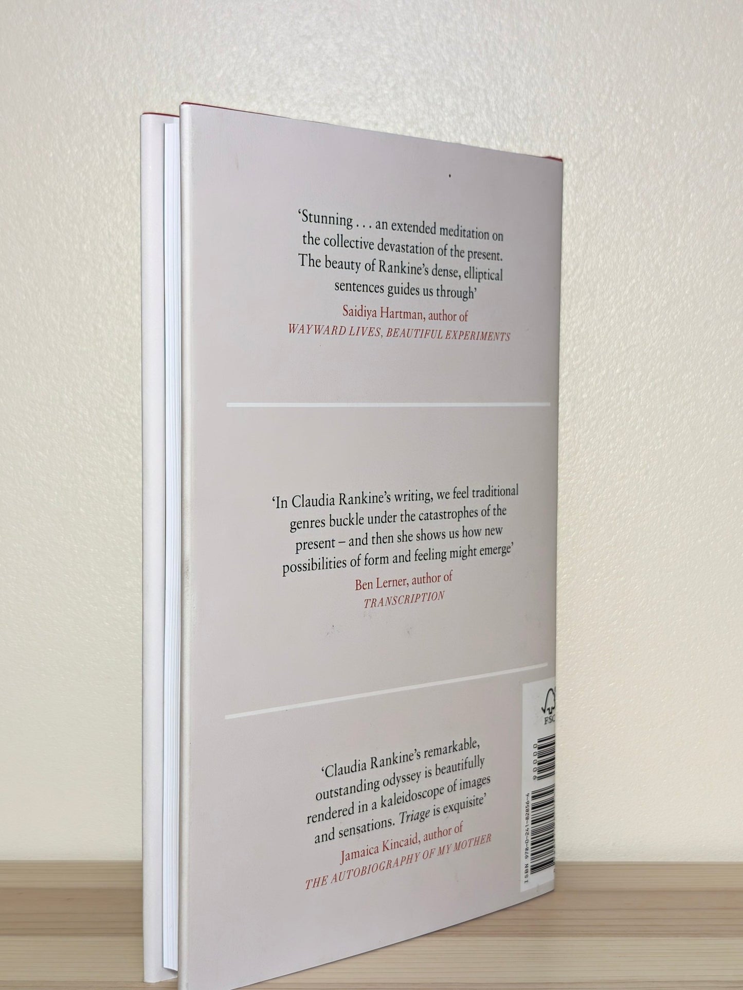 Triage: Truth, Art and Fiction by Claudia Rankine (Signed First Edition) - Fialta Books