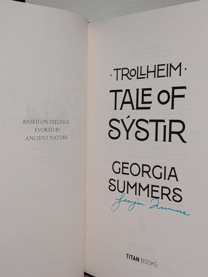 Trollheim: Tale of Systir by Georgia Summers (Signed First Edition) - Fialta Books