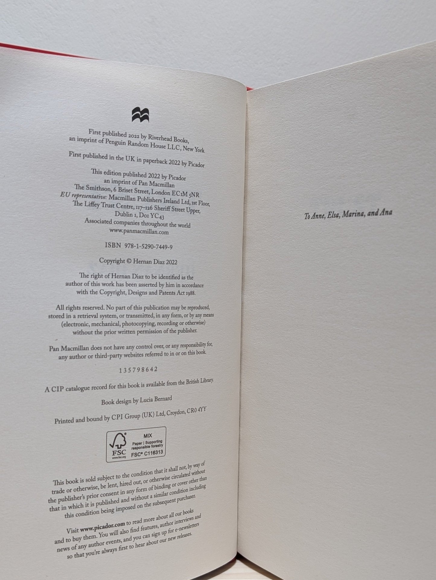 Trust by Hernan Diaz (Signed First Edition) - Fialta Books