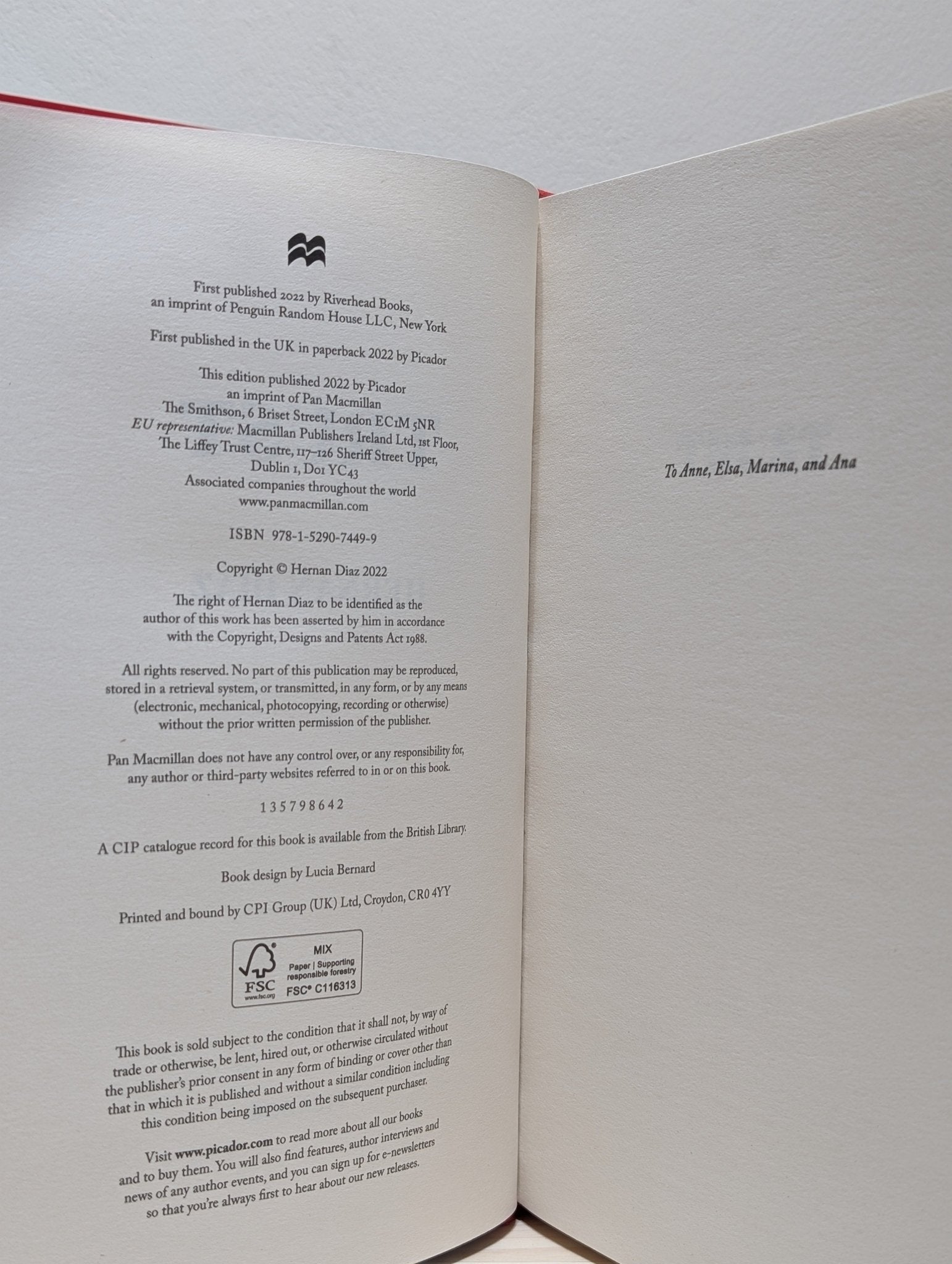 Trust by Hernan Diaz (Signed First Edition) - Fialta Books