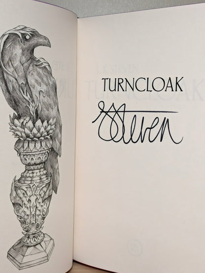 Turncloak by L. K. Steven (Signed First Indie Edition with sprayed edges) - Fialta Books