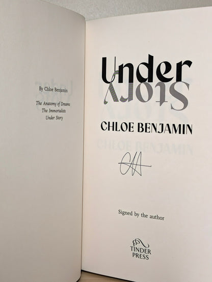 Under Story by Chloe Benjamin (Signed First Edition with sprayed edges) - Fialta Books