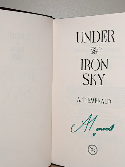 Under the Iron Sky by A.T. Emerald (Signed First Edition with sprayed edges) - Fialta Books