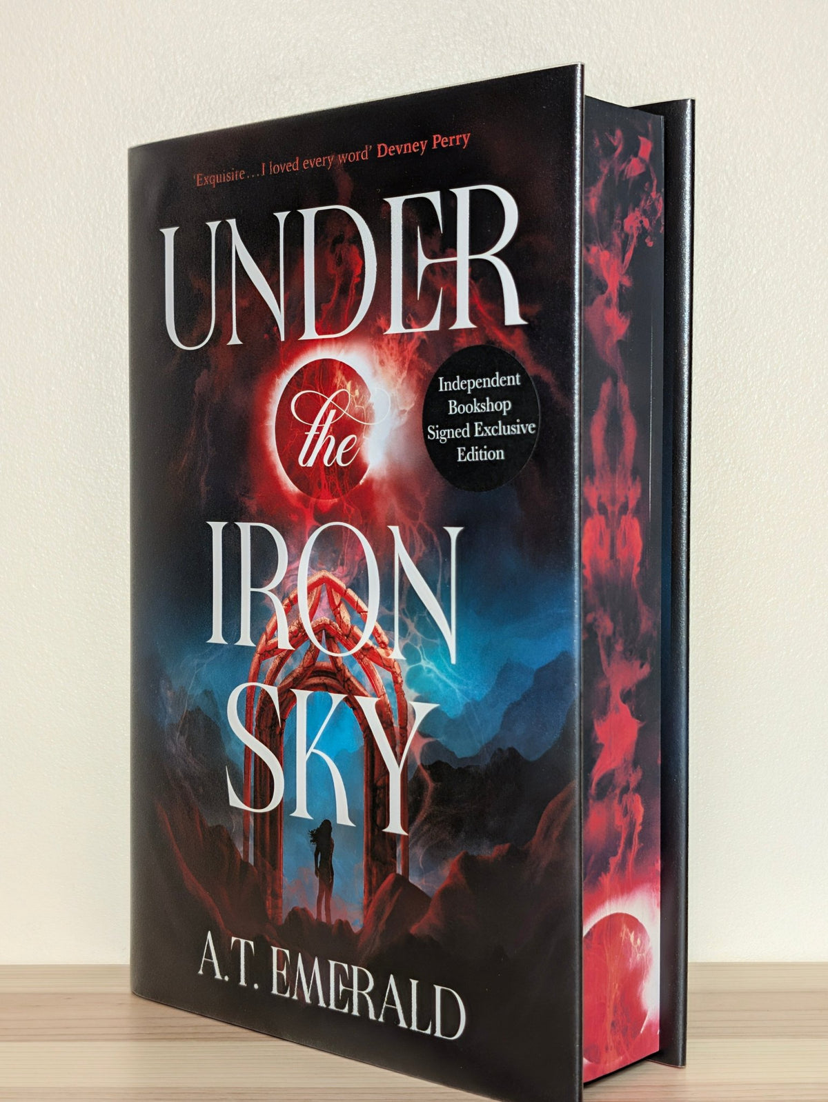 Under the Iron Sky by A.T. Emerald (Signed Sprayed Edges Edition) - Fialta Books
