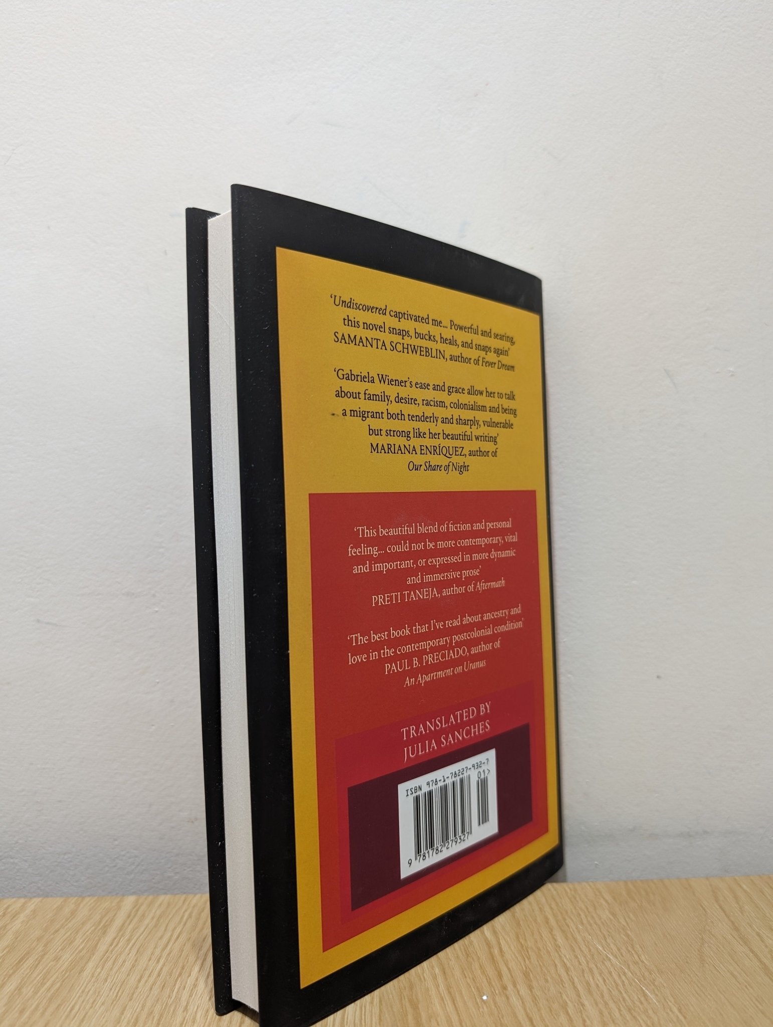 Undiscovered by Gabriela Wiener (First Edition) - Fialta Books