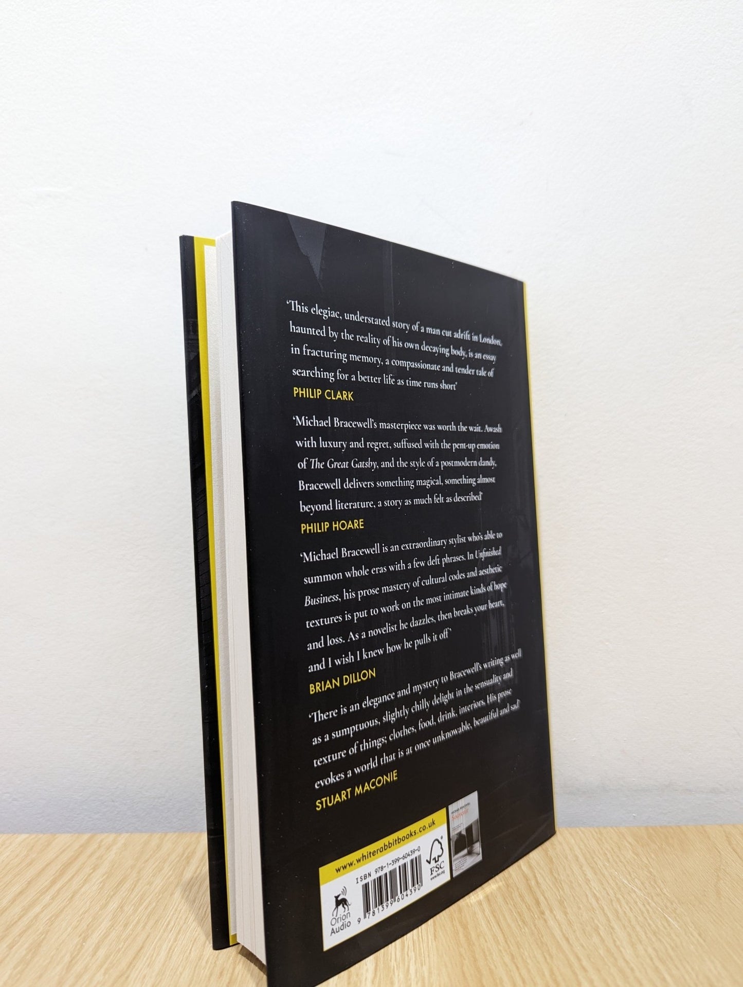 Unfinished Business by Michael Bracewell (Signed First Edition) - Fialta Books