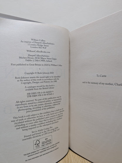 Unleashed by Boris Johnson (Signed First Edition) - Fialta Books