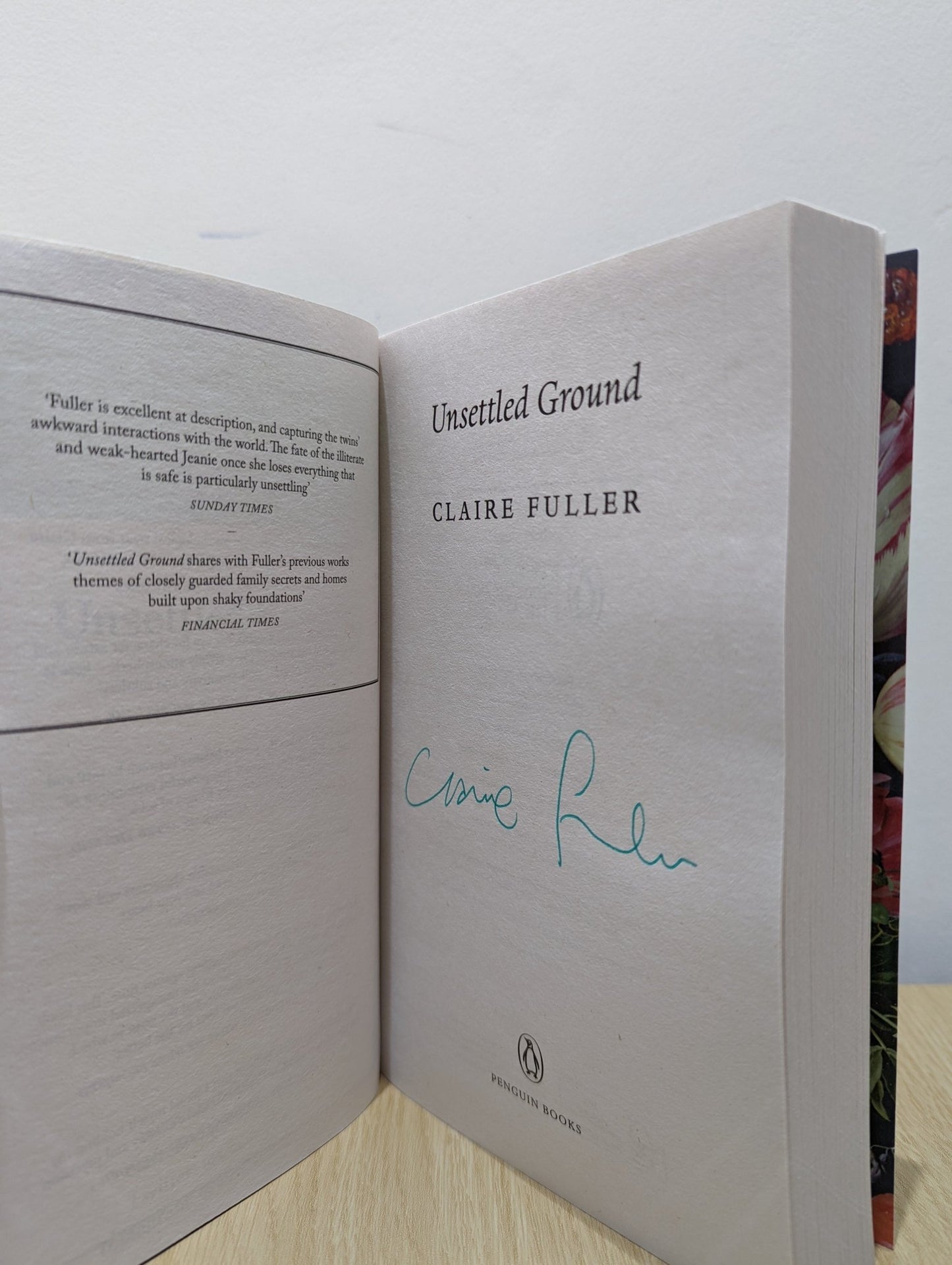 Unsettled Ground by Claire Fuller (Signed First Paperback Edition) - Fialta Books