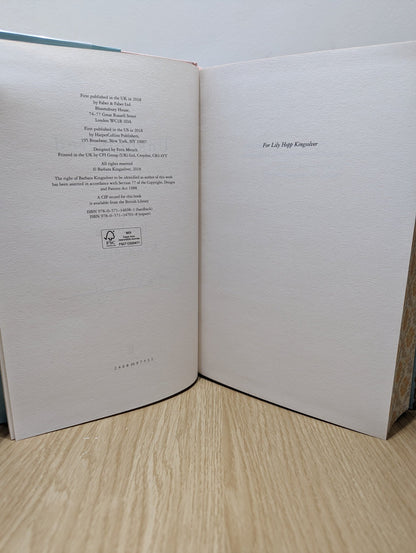 Unsheltered by Barbara Kingsolver (Signed First Edition with sprayed edges) - Fialta Books
