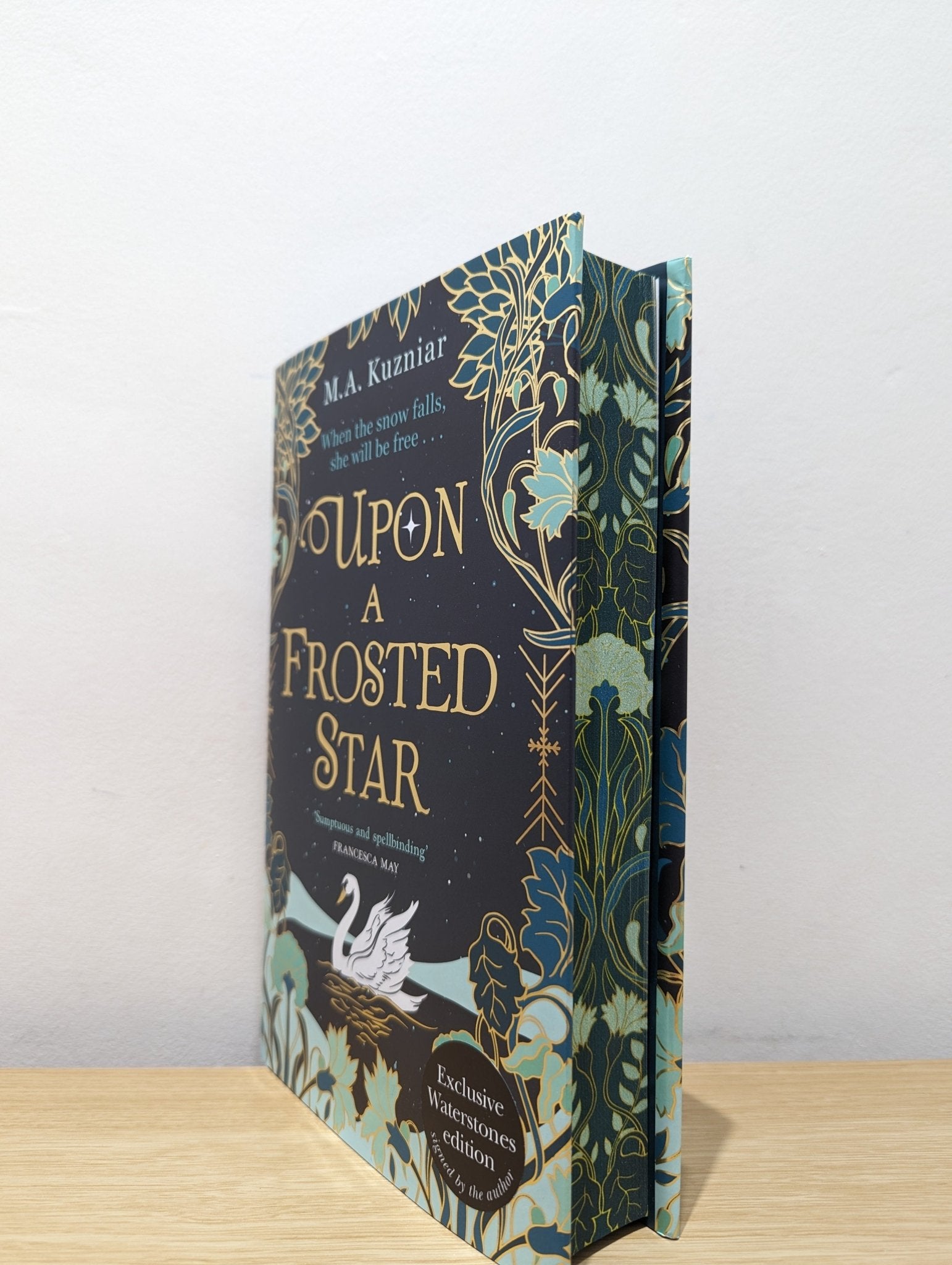 Upon a Frosted Star by M.A. Kuzniar (Signed First Edition with sprayed edges) - Fialta Books