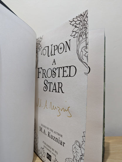 Upon a Frosted Star by M.A. Kuzniar (Signed First Edition with sprayed edges) - Fialta Books