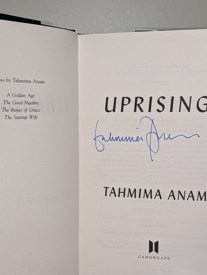 Uprising by Tahmima Anam (Signed First Edition) - Fialta Books