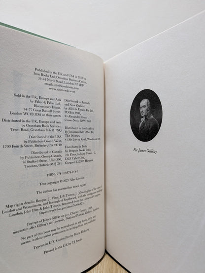 Uproar!: Satire, Scandal and Printmakers in Georgian London by Alice Loxton (Signed Dated First Edition) - Fialta Books