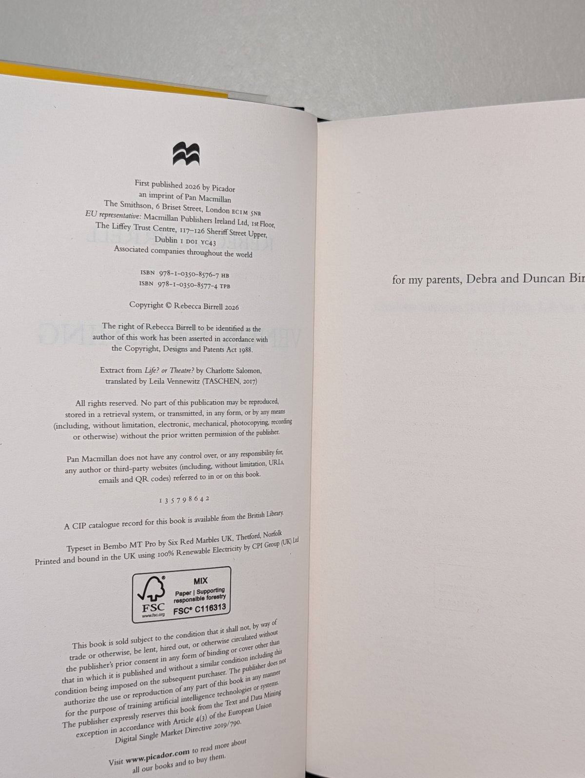 Venus, Vanishing by Rebecca Birrell (Signed Numbered First Edition) - Fialta Books