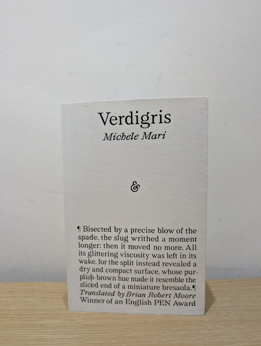 Verdigris by Michele Mari (First Edition) - Fialta Books