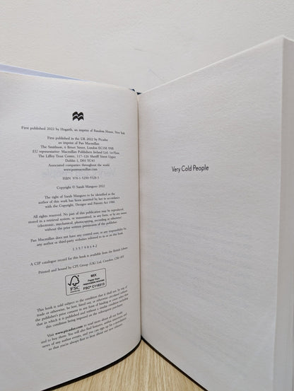 Very Cold People by Sarah Manguso (First Edition) - Fialta Books