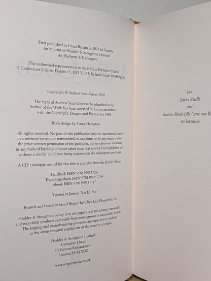 Villa Coco by Andrew Sean Greer (Signed First Edition) - Fialta Books