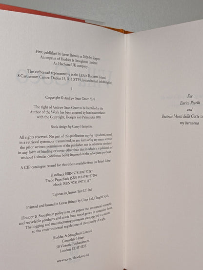 Villa Coco by Andrew Sean Greer (Signed Numbered Edition with sprayed edges) - Fialta Books