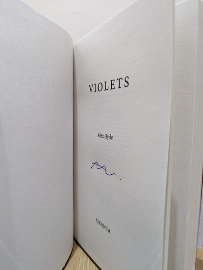Violets by Alex Hyde by Alex Hyde (Signed First Edition) - Fialta Books