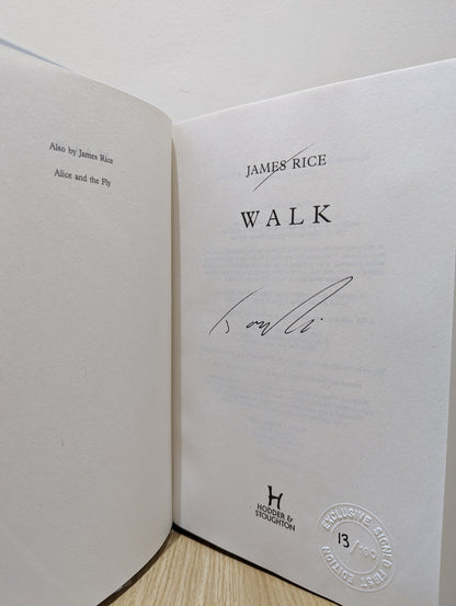 Walk: A Novel by James Rice (Signed First Edition) - Fialta Books