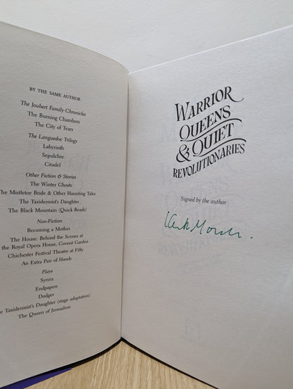 Warrior Queens & Quiet Revolutionaries by Kate Mosse (Signed First Edition) - Fialta Books