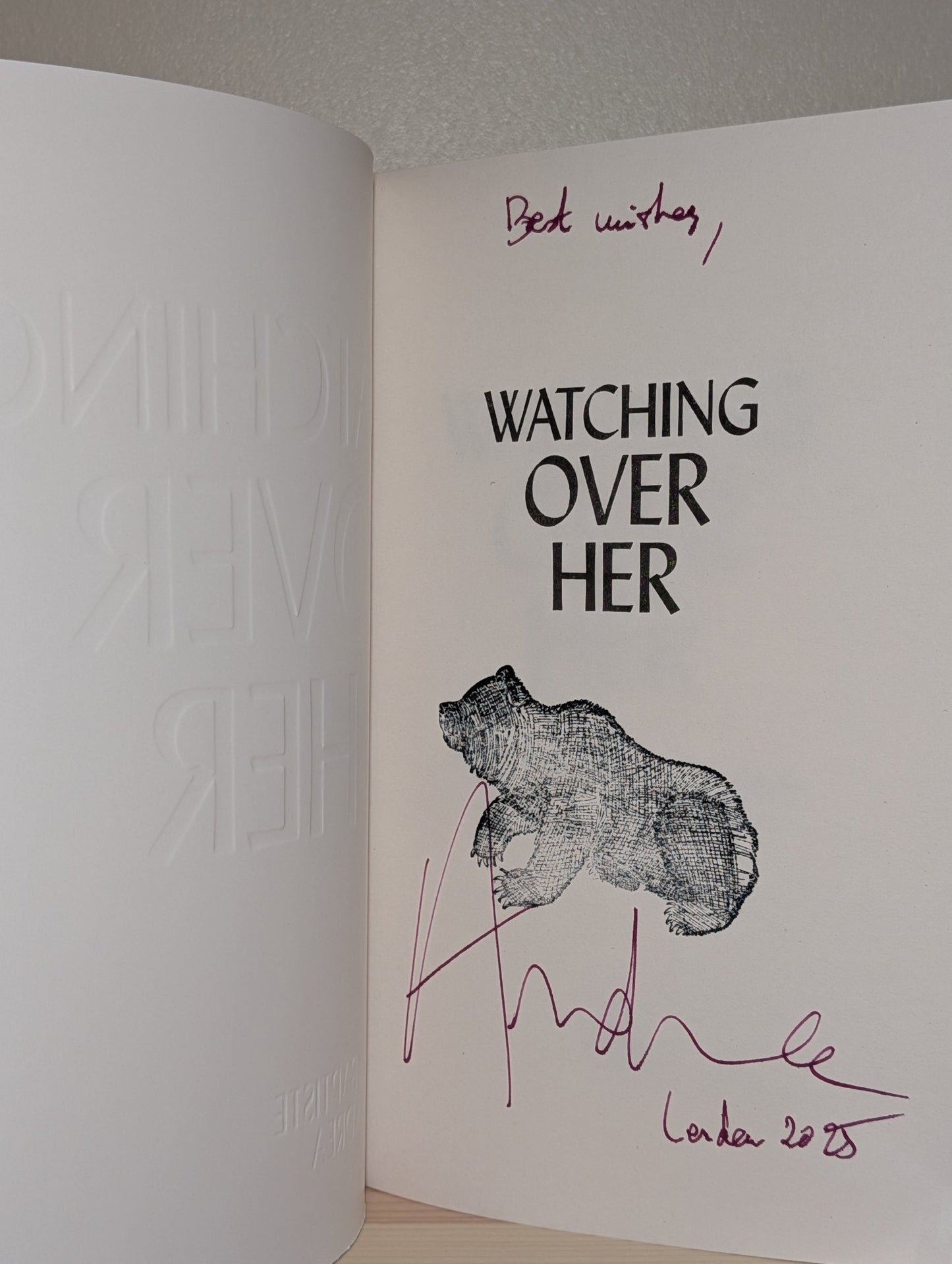 Watching Over Her by Jean - Baptiste Andrea (Signed First Edition) - Fialta Books