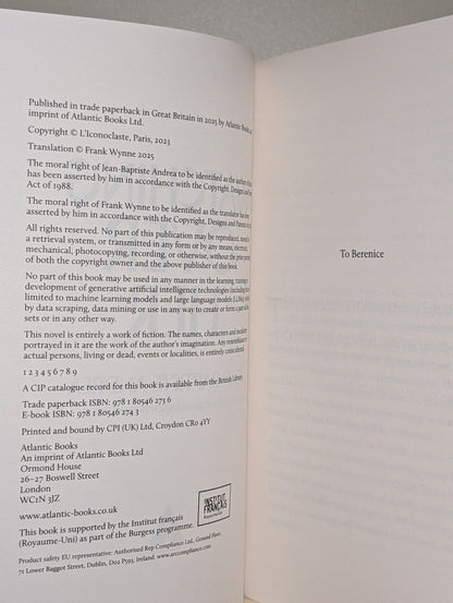 Watching Over Her by Jean - Baptiste Andrea (Signed First Edition) - Fialta Books