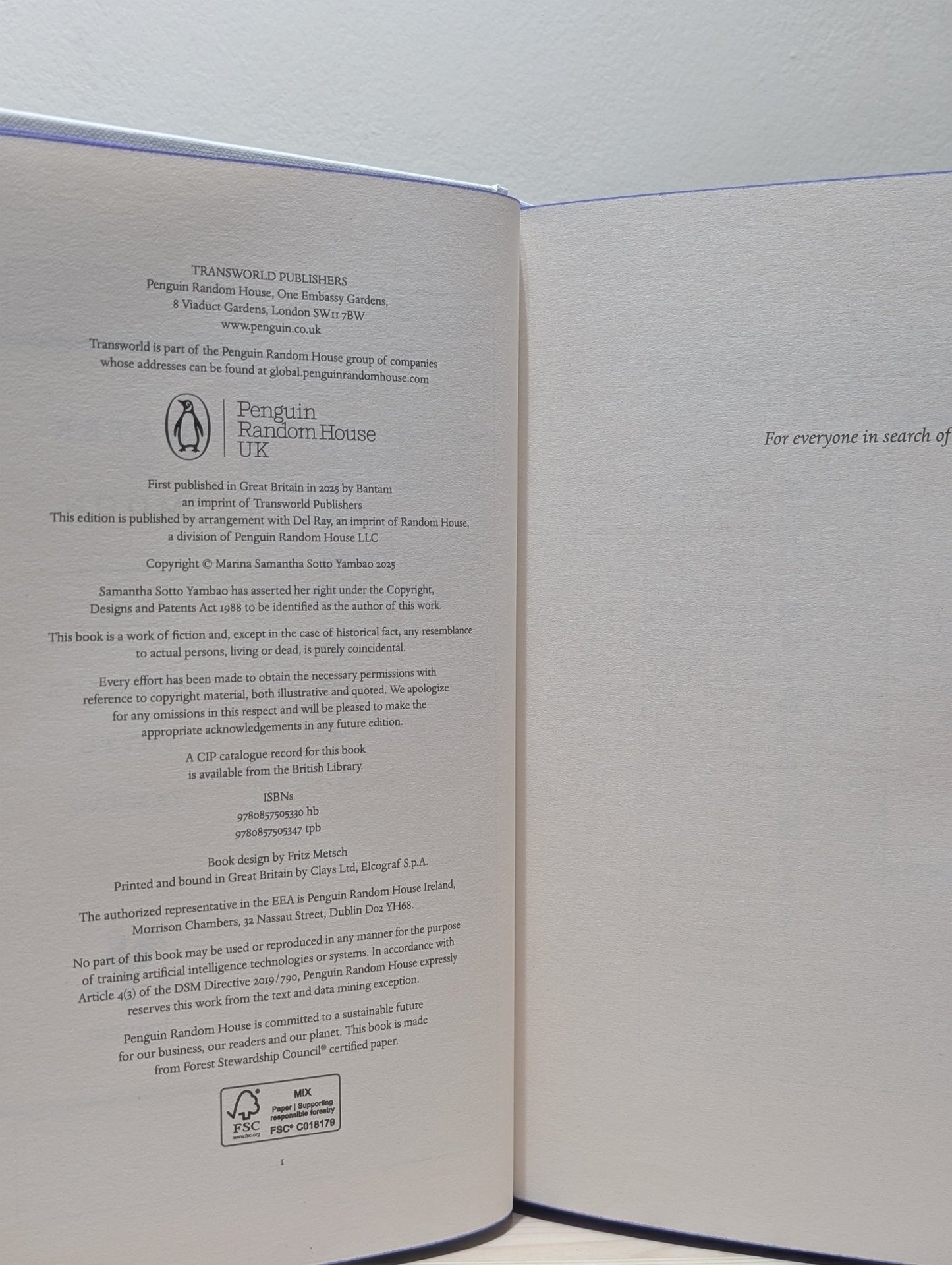 Water Moon by Samantha Sotto Yambao (First Edition with sprayed edges) - Fialta Books