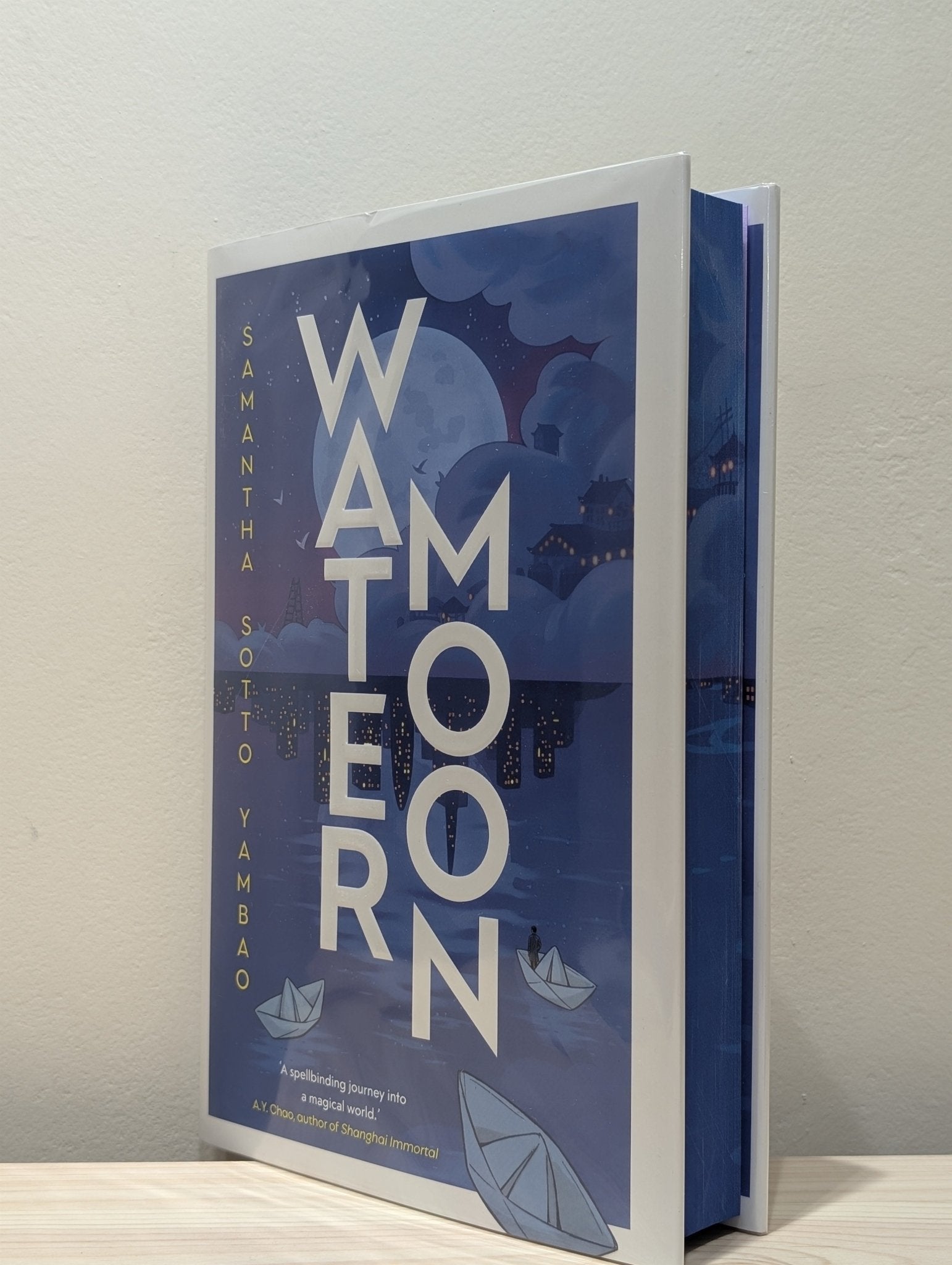 Water Moon by Samantha Sotto Yambao (Signed Numbered First Edition with sprayed edges) - Fialta Books