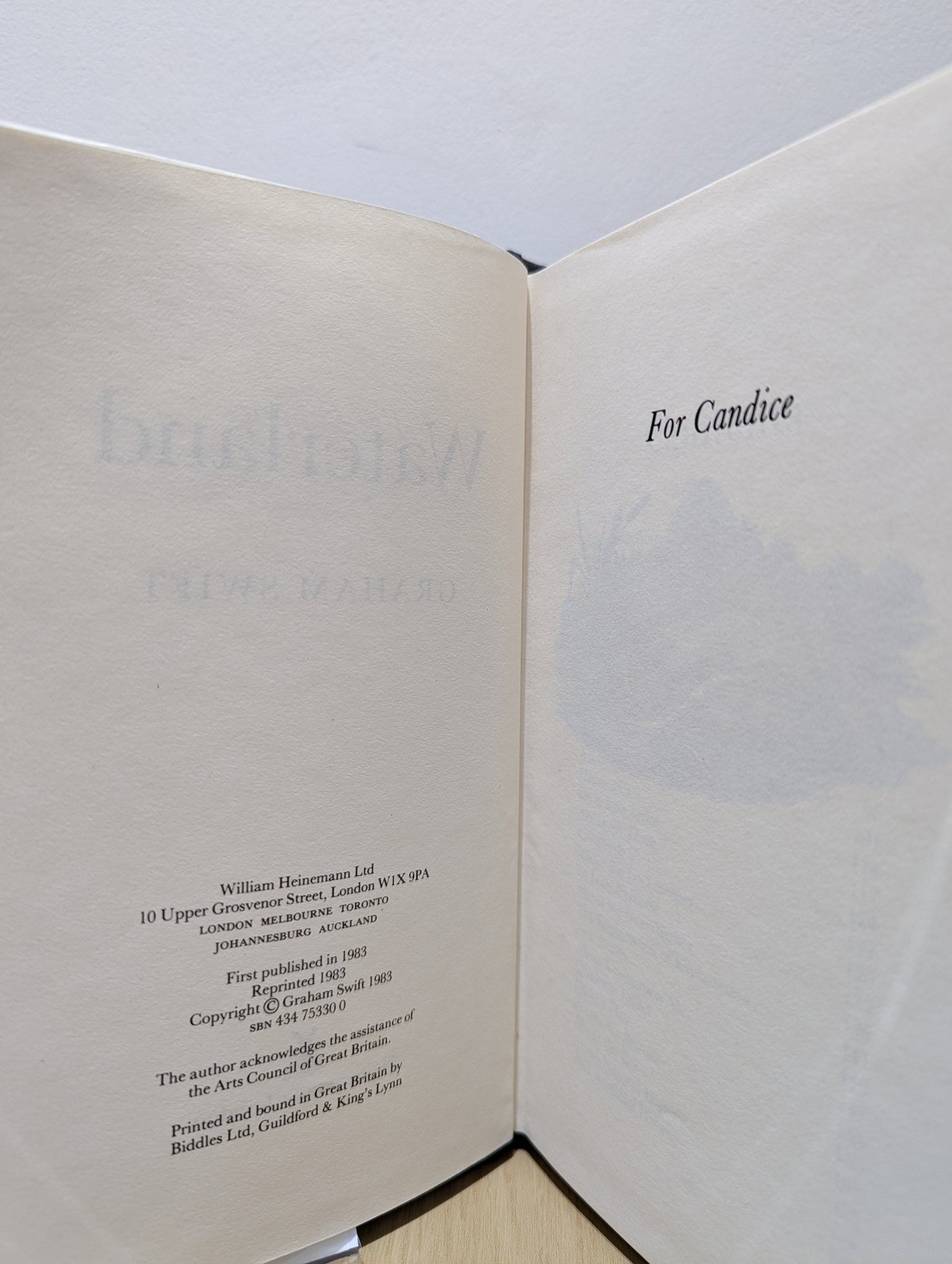 Waterland by Graham Swift - Fialta Books