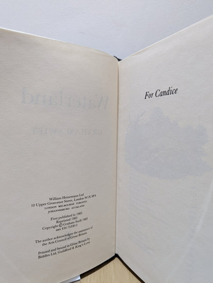 Waterland by Graham Swift - Fialta Books