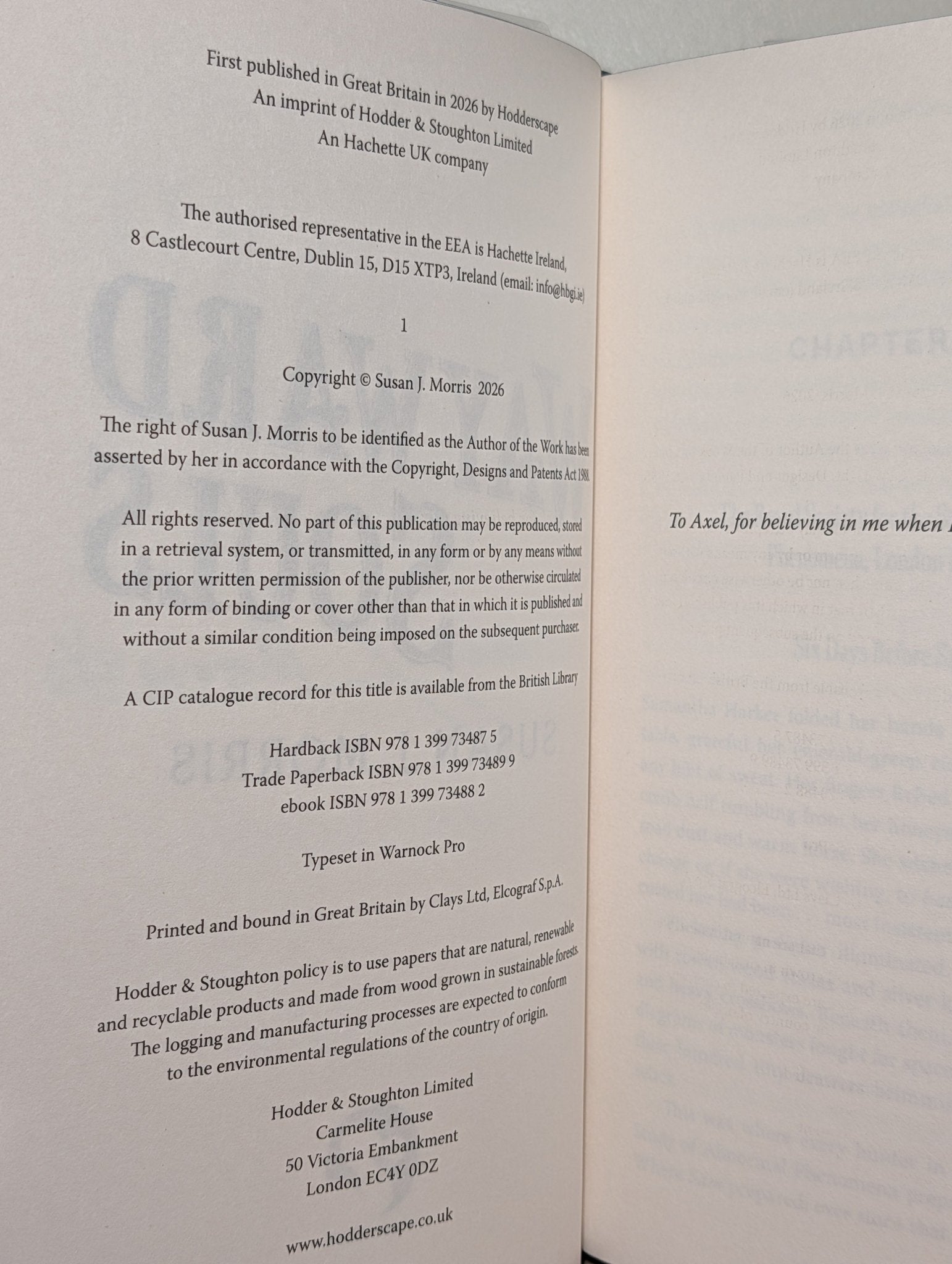 Wayward Souls by Susan J. Morris (Signed First Edition with sprayed edges) - Fialta Books