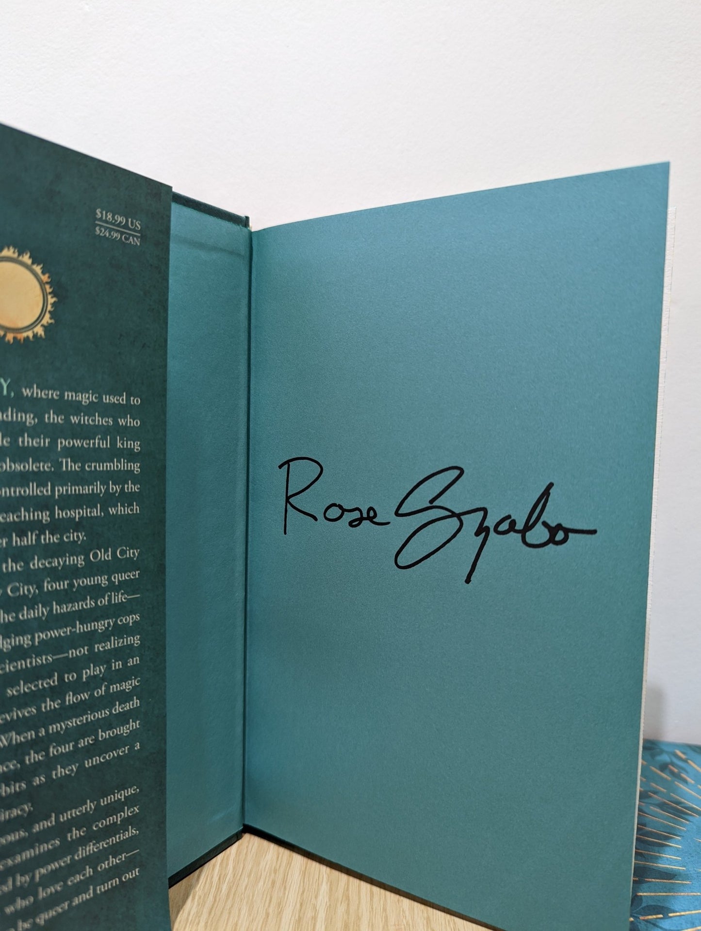 We All Fall Down by Rose Szabo (Signed First Edition with sprayed edges) - Fialta Books