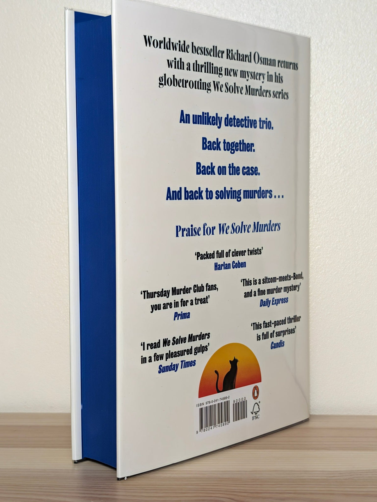 We Chase Shadows by Richard Osman (Signed with sprayed edges) - Fialta Books
