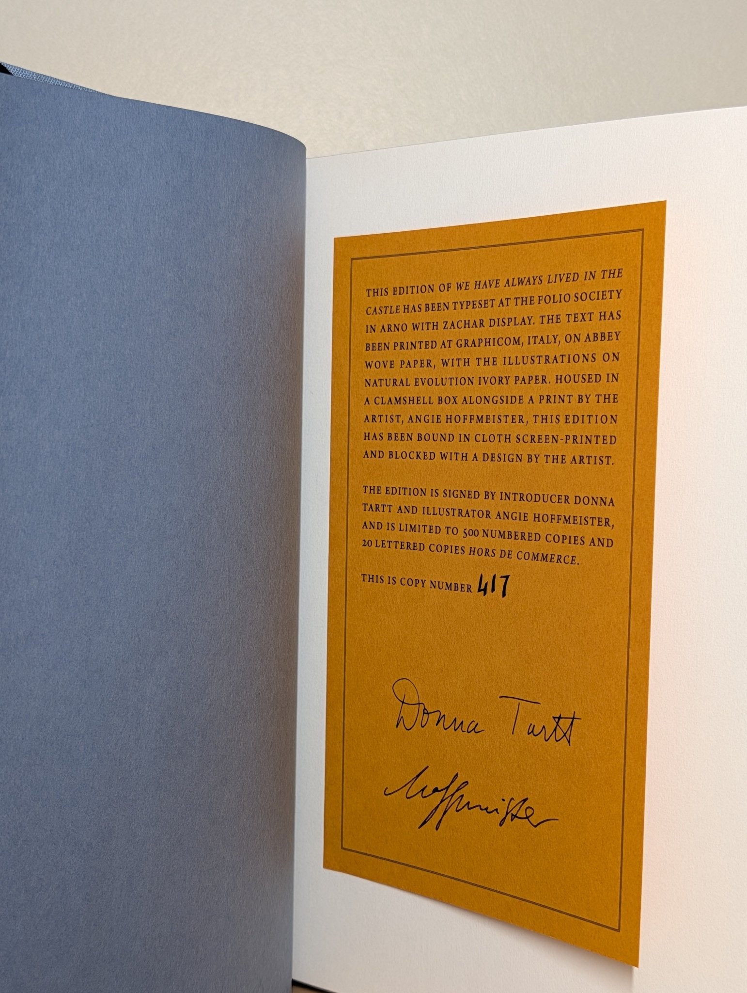 We Have Always Lived in the Castle by Shirley Jackson (Folio Limited Edition) - Fialta Books