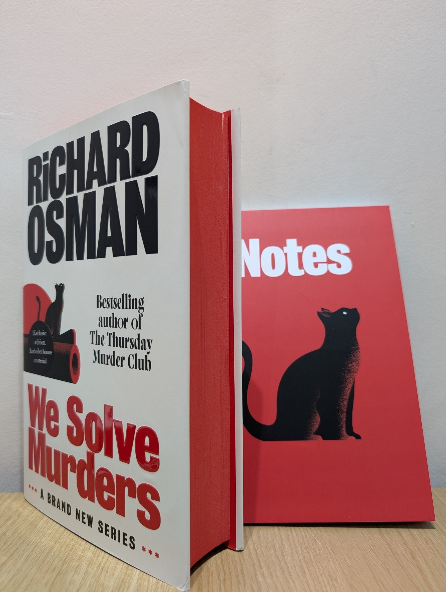 We Solve Murders by Richard Osman (First Edition with sprayed edges) - Fialta Books