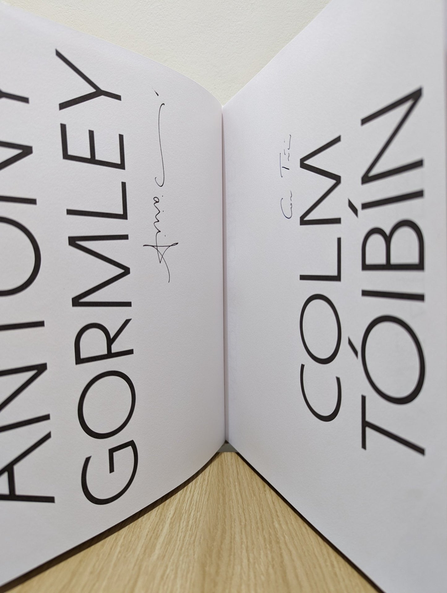 Weather by Colm Toibin Antony Gormley (Signed) - Fialta Books