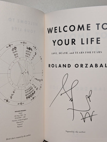 Welcome to Your Life by Roland Orzabal (Signed First Edition) - Fialta Books