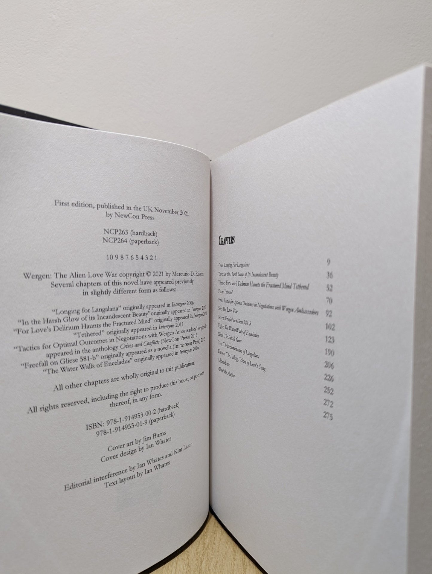 Wergen: The Alien Love War by Mercurio D. Rivera (Signed Numbered First Edition) - Fialta Books