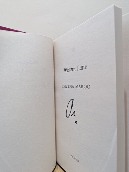 Western Lane by Chetna Maroo (Signed First Edition) - Fialta Books