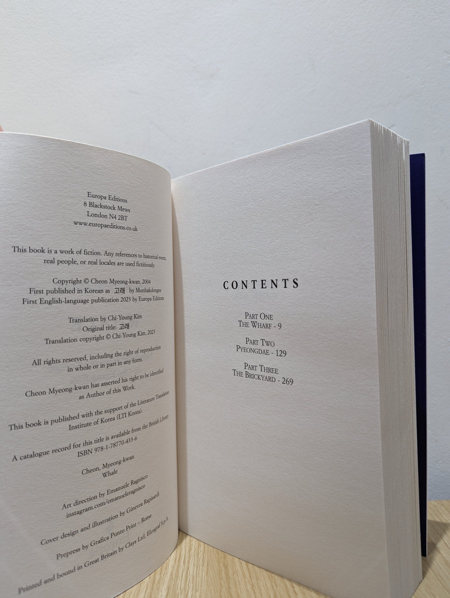 Whale by Cheon Myeong - kwan (First Edition) - Fialta Books