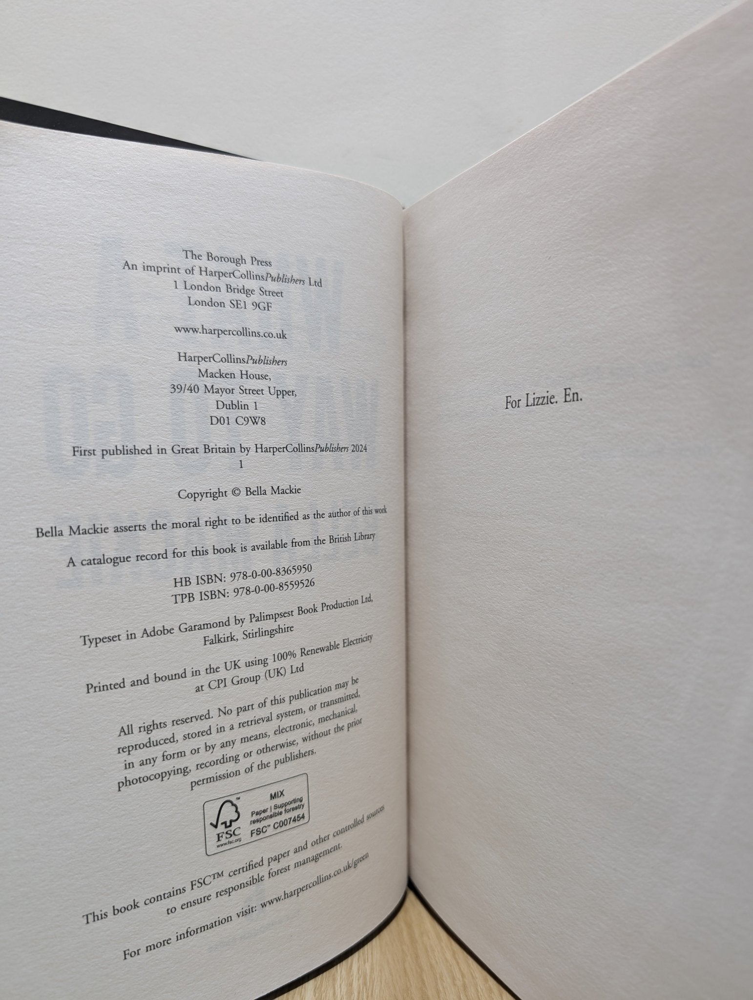 What A Way To Go by Bella Mackie (Signed First Edition) - Fialta Books