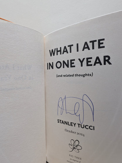 What I Ate in One Year by Stanley Tucci (Signed) - Fialta Books