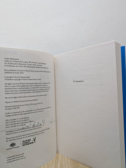 What I'd Rather Not Think About by Jente Posthuma (Signed Dated First Edition) - Fialta Books