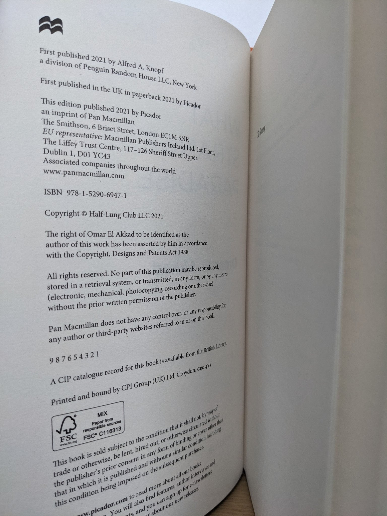 What Strange Paradise by Omar El Akkad (Signed First Edition) - Fialta Books