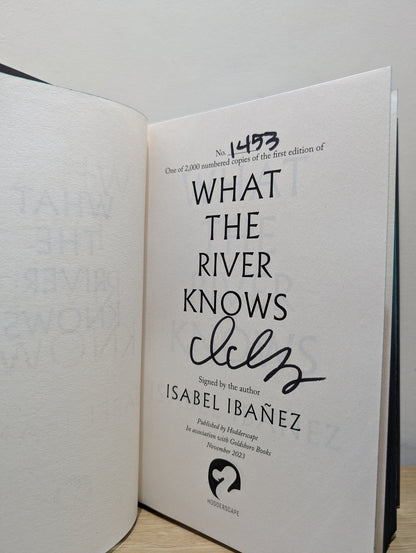 What the River Knows by Isabel Ibañez (Signed First Edition with sprayed edges) - Fialta Books