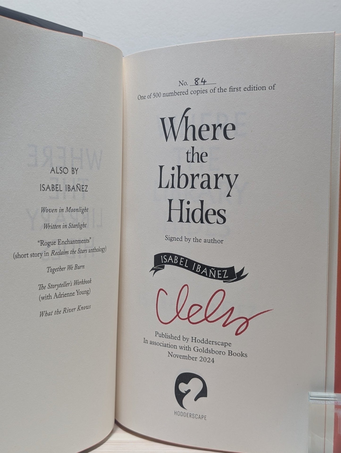 What the River Knows; Where the library hides by Isabel Ibanez (Signed with sprayed edges) - Fialta Books