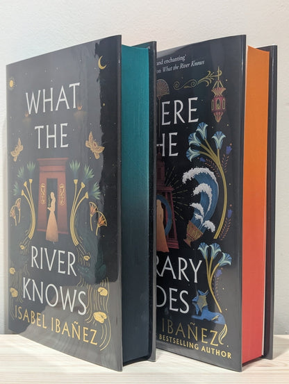 What the River Knows; Where the library hides by Isabel Ibanez (Signed with sprayed edges) - Fialta Books