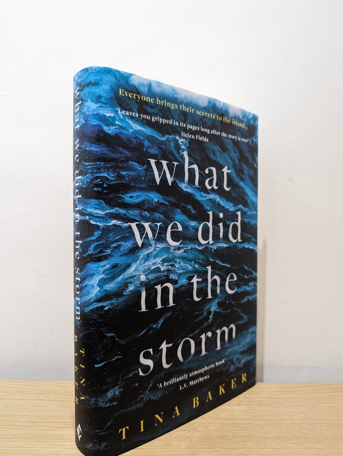 What We Did In the Storm by Tina Baker (Signed First Edition) - Fialta Books